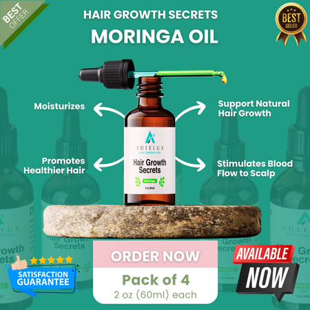 Moringa Hair Oil (Pack of 12) 2 oz each