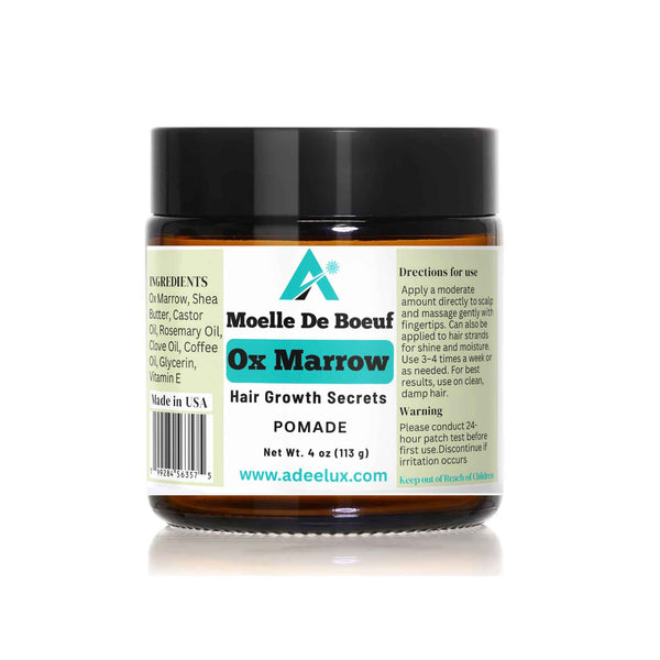 Moelle De Boeuf Hair Growth Kit – Pomade 4 oz, Oil 4oz & Brush