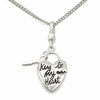 LOS430 - Silver 925 Sterling Silver Chain Pendant with No Stone