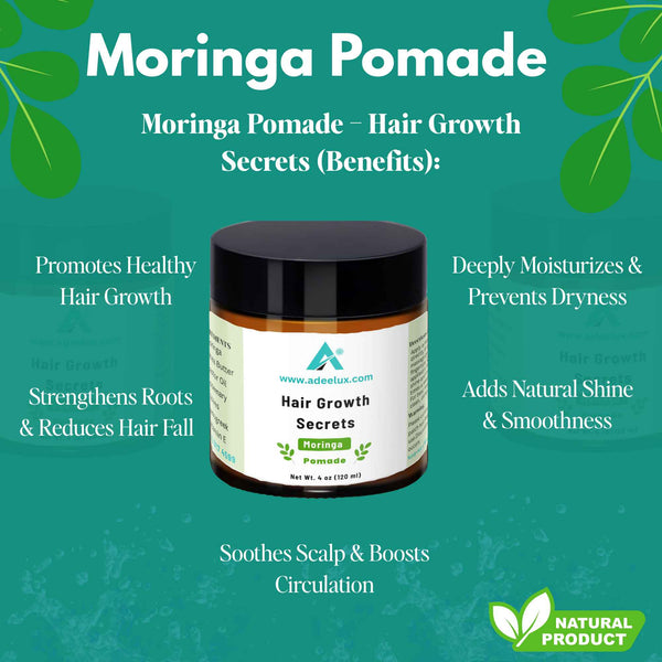 Moringa Pomade – Hair Growth Secrets 4oz